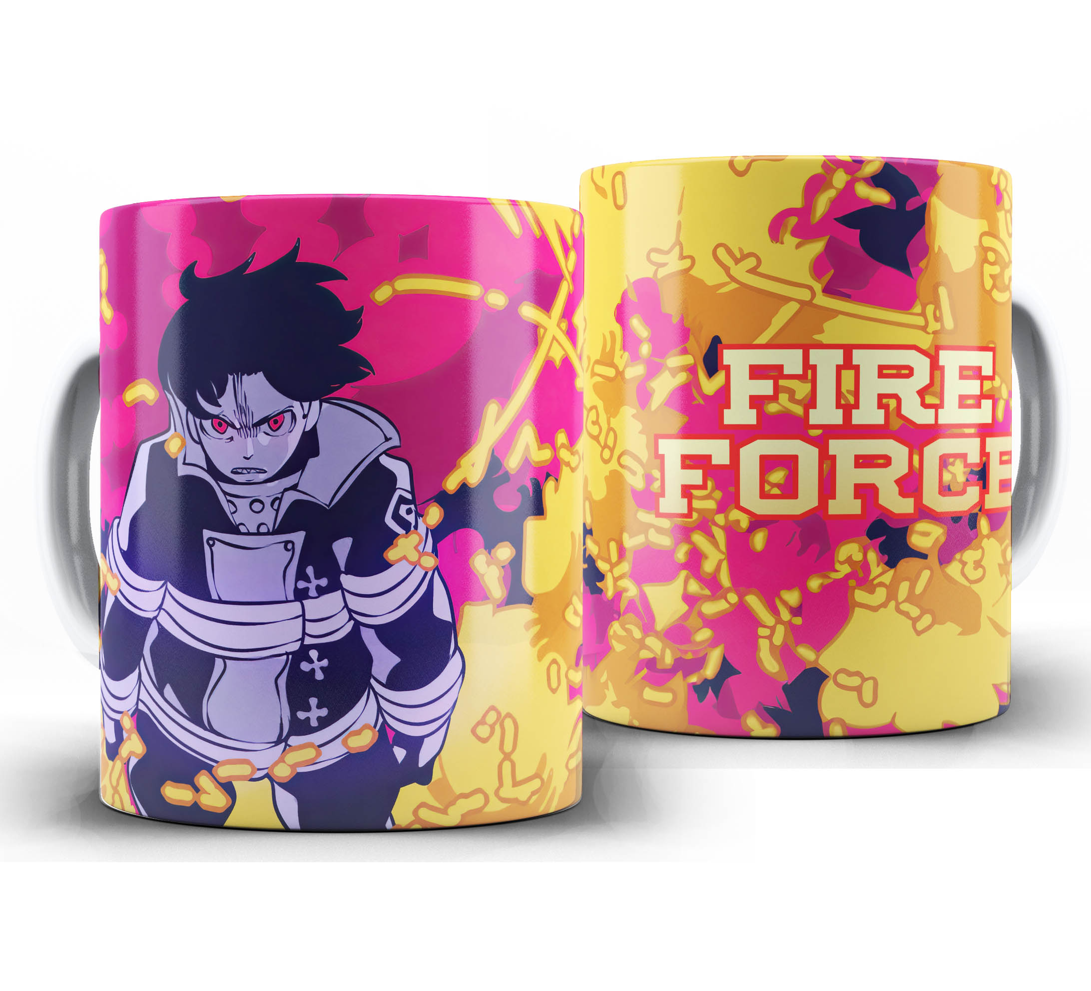 Caneca Anime - Fire force - Remastered